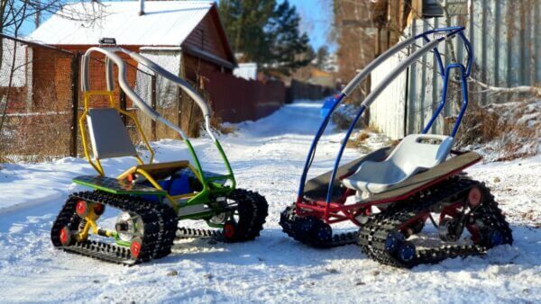Детский электро снегоход_электро вездеход_детский вездеход_гусеничный вездеход_6