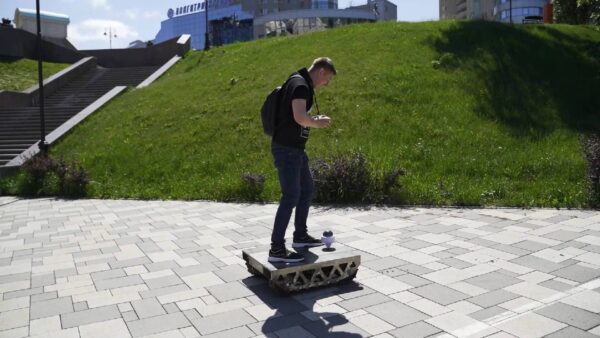 Гусеничный робот UMKA_гусеничная платформа_гусеничный мини трактор_образовательный робот конструктор_ 1