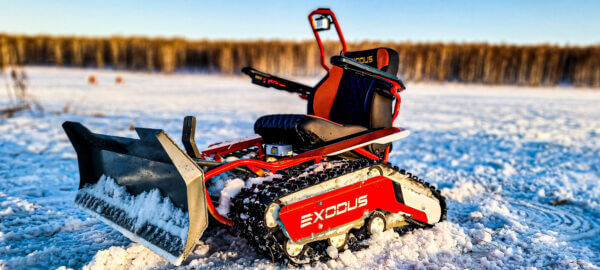 Гусеничный вездеход электрический_гусеничный минитрактор_электро трактор_6