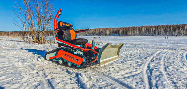 Гусеничный вездеход электрический_гусеничный минитрактор_электро трактор_7