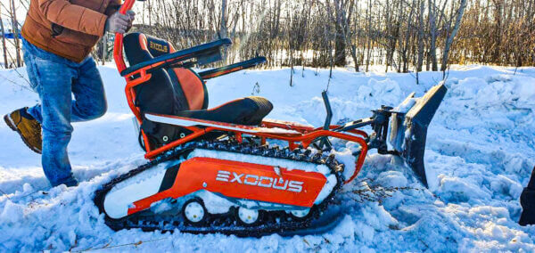 Гусеничный вездеход электрический_гусеничный минитрактор_электро трактор_9