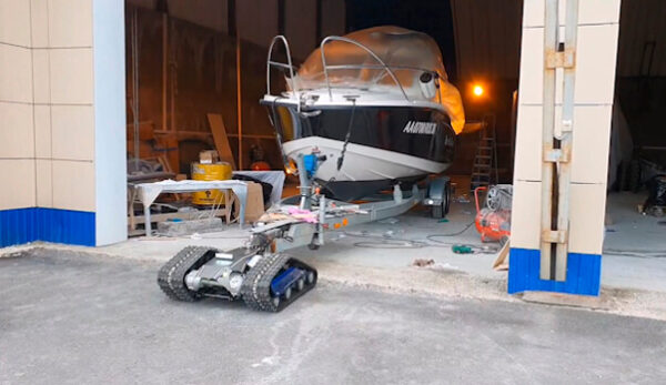 робот тягач снегоуборщик BIZON_6